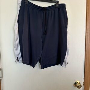 Nike XL Athletic Basketball shorts blue and white